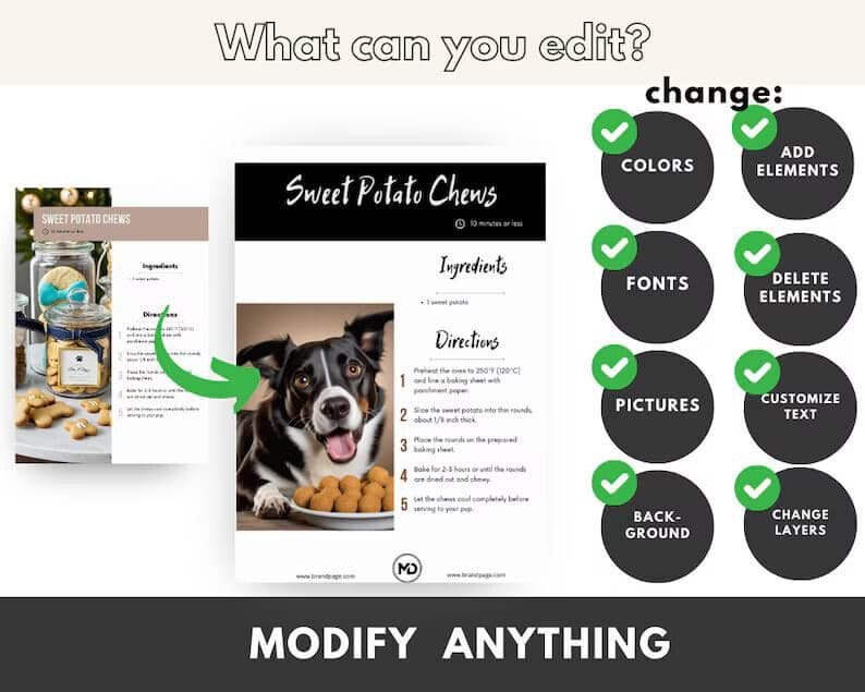 Ultimate Pet Care Planner Bundle | 100+ Editable Canva Templates (PLR/MRR)" - Image 5