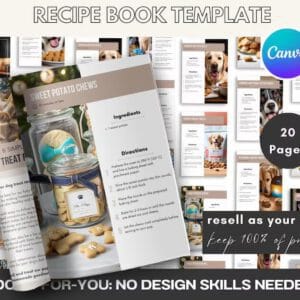 Ultimate Pet Care Planner Bundle | 100+ Editable Canva Templates (PLR/MRR)"