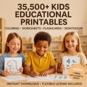 Pack Ultime : 35 500+ Ressources Éducatives & Coloriages (Droits de Revente)