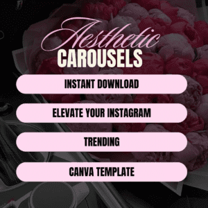 100 Soft Pink Instagram Carousels: The Ultimate Aesthetic Feed Bundle